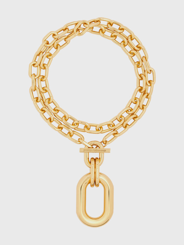 Gold XL Link Extra Pendant Necklace