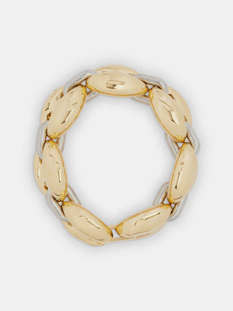 Chunky Gold/Silver Eight Bracelet