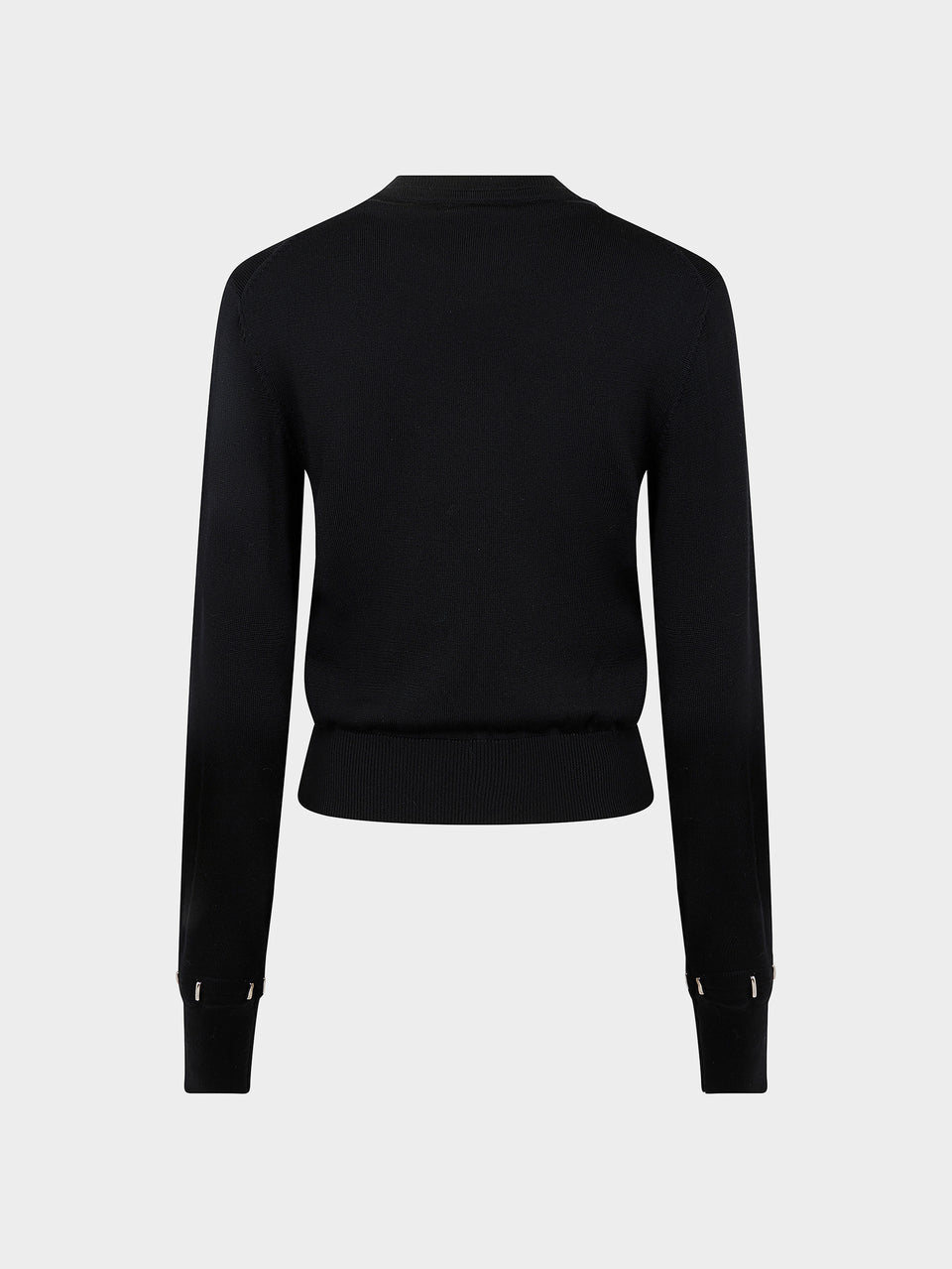 Black sweater with metallic details