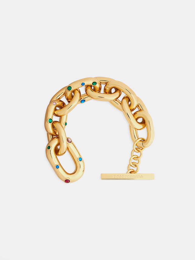Gold-colored XL Link Bracelet
