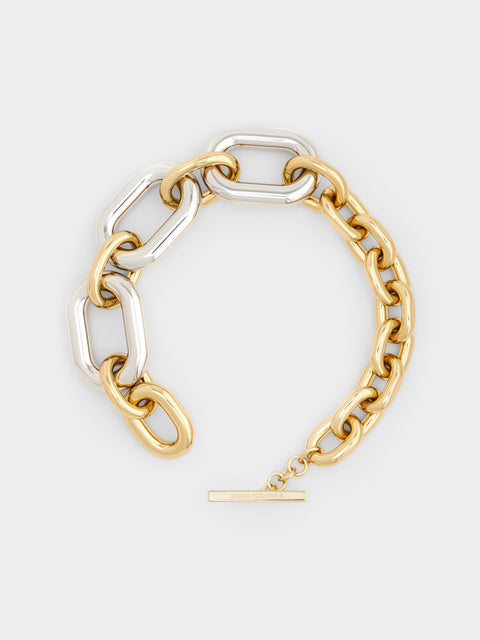 Gold and Silver Extra  XL Link Necklace