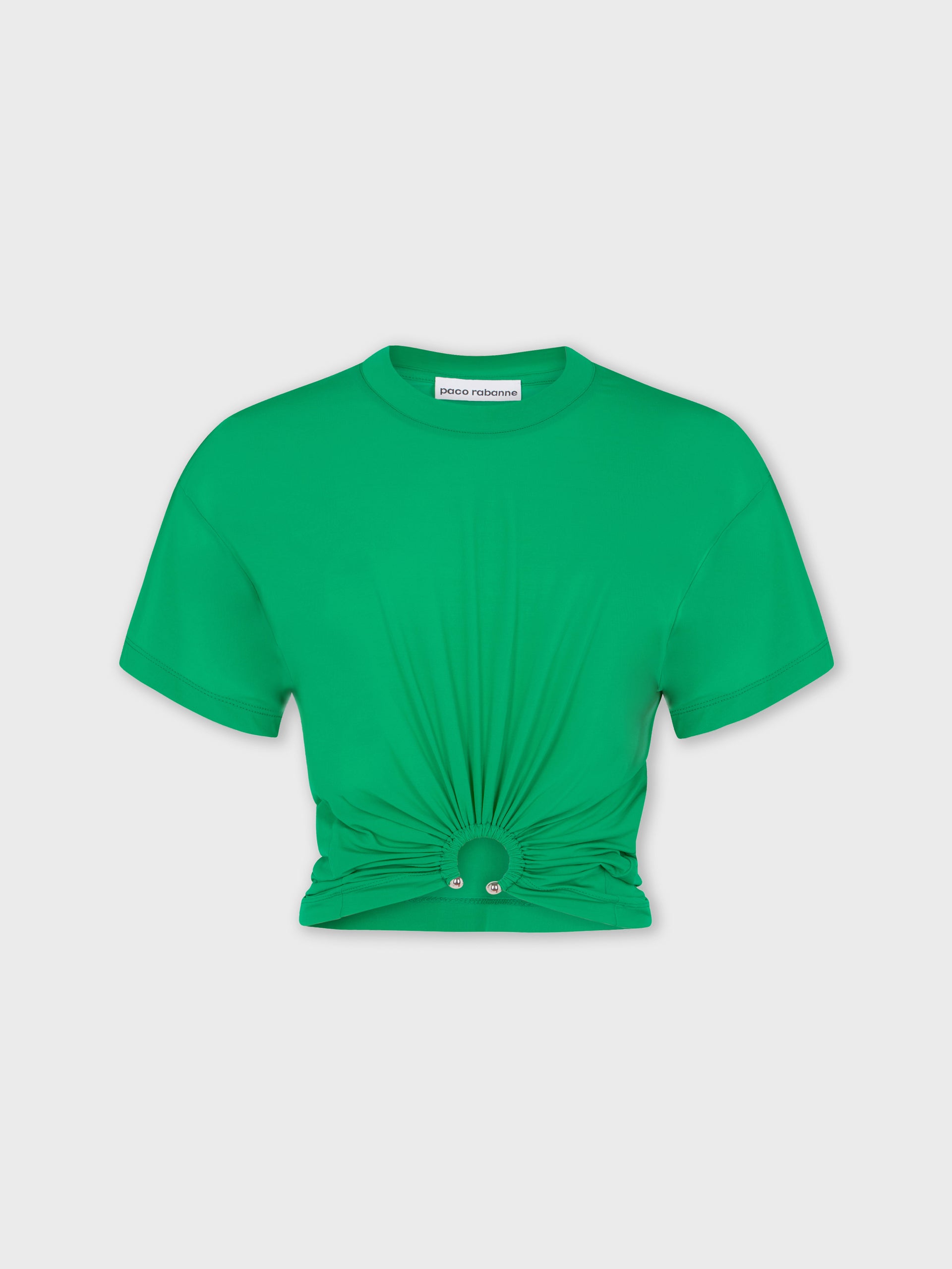 EMERALD T-shirt IN JERSEY WITH PIERCING RING