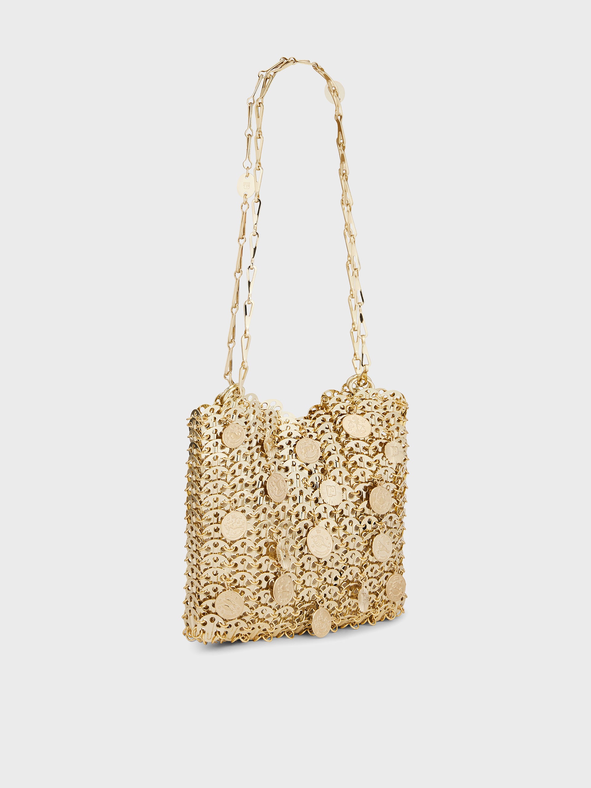 1969 Gold bag with zodiac medals