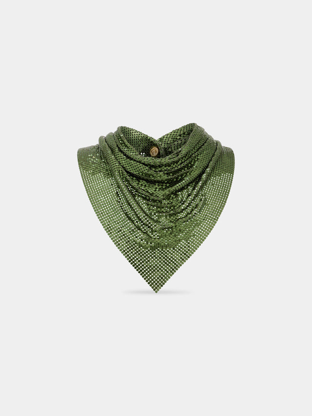 Emerald pixel scarf