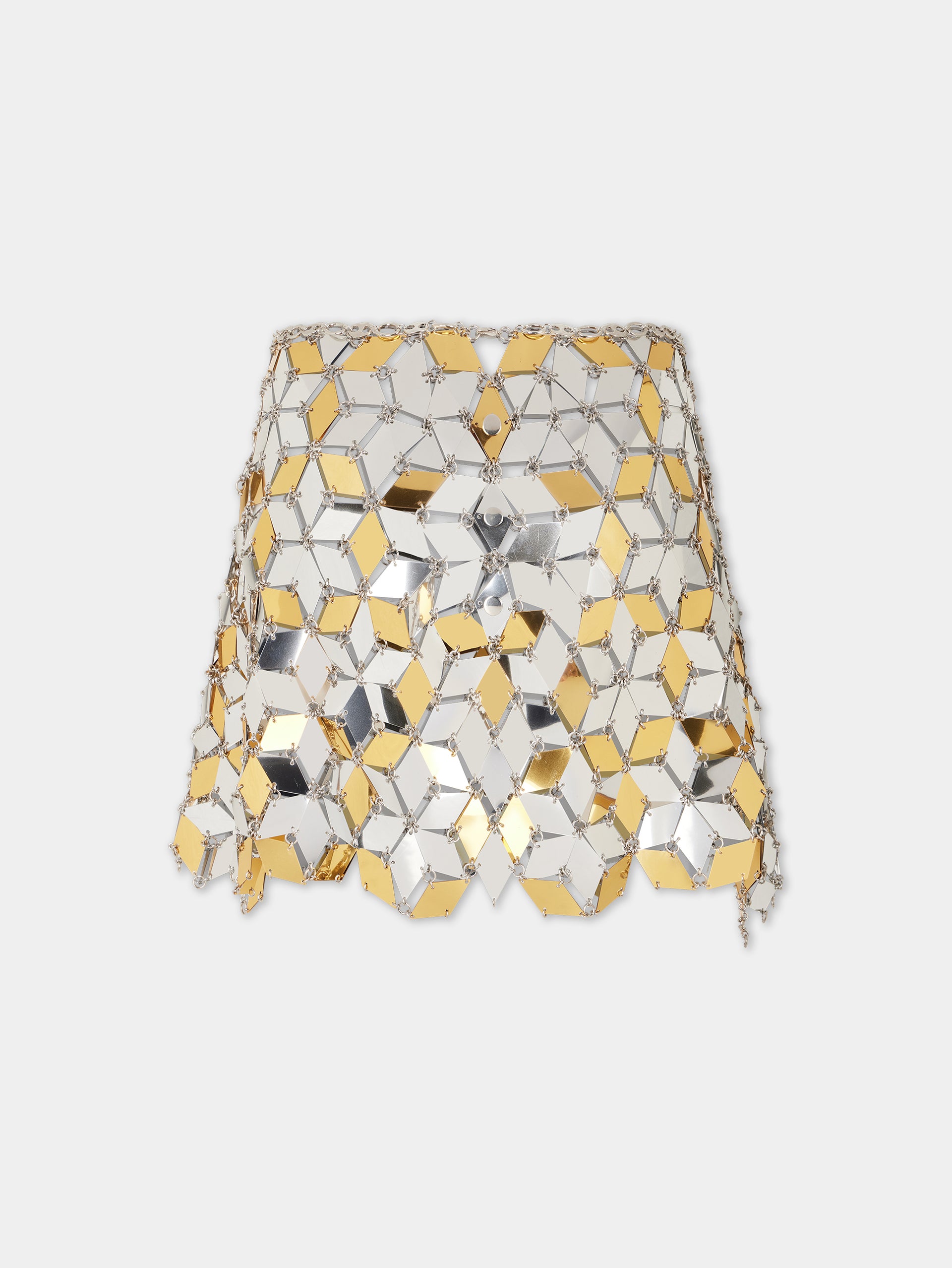 Short sparkle discs rhombic skirt