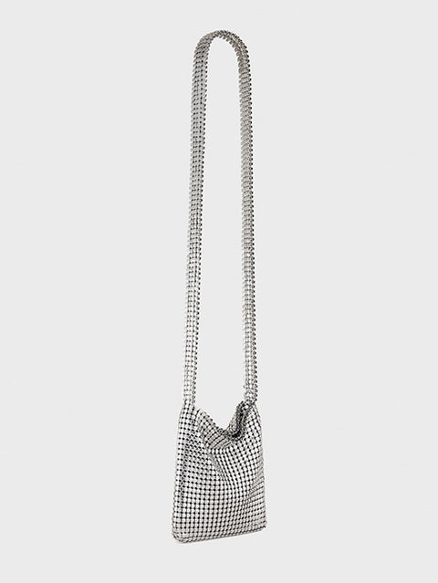 Mini Silver Pixel Bag