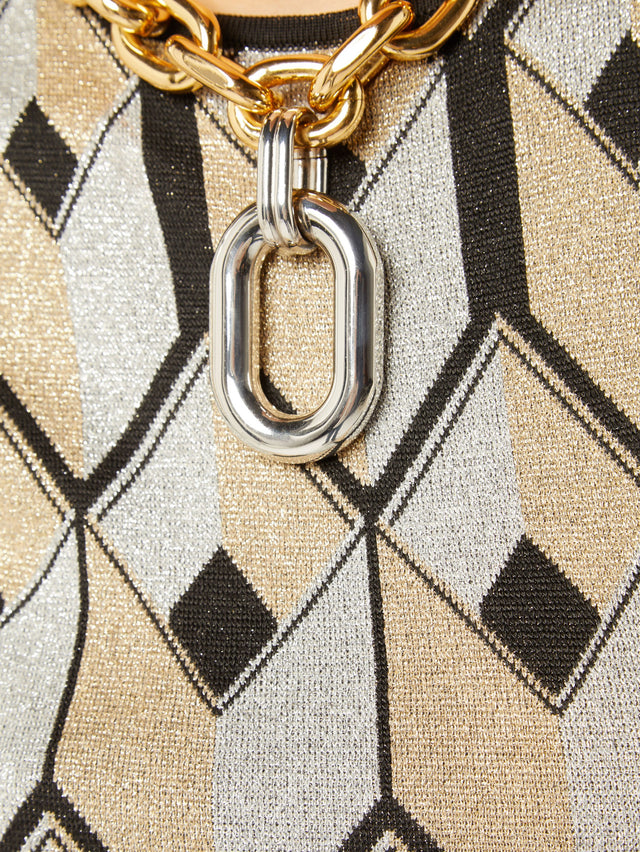 Two-Tone XL Link Necklace
